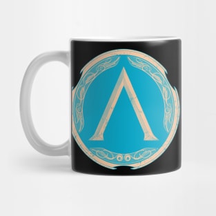 Spartan Warrior Lambda Symbol Mug